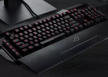 Механическая геймерская клавиатура ASUS ROG Horus GK2000 с подставкой для смартфона