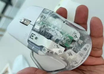 Logitech показала эксклюзивную прозрачную мышь Logitech MX Master 4