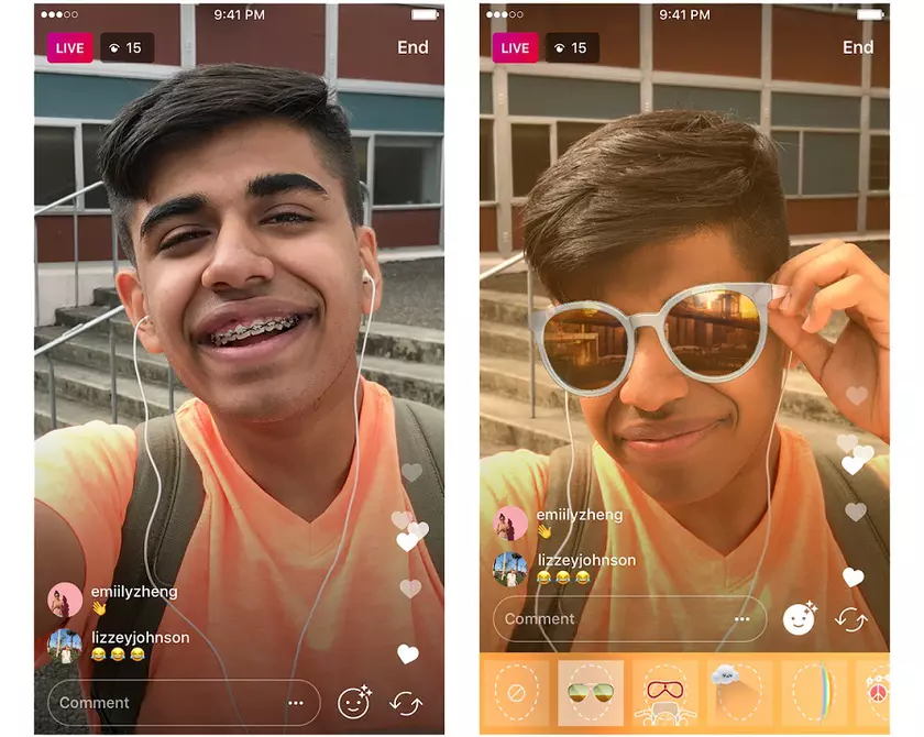 Теперь фильтры Instagram можно включить прямо во время стрима