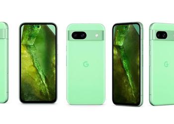 Google Pixel 8a has appeared in new high-quality renders, the smartphone can be seen from all sides