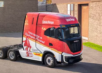 Водородные грузовики Nikola помогут перевозить ром Captain Morgan в штате Иллинойс