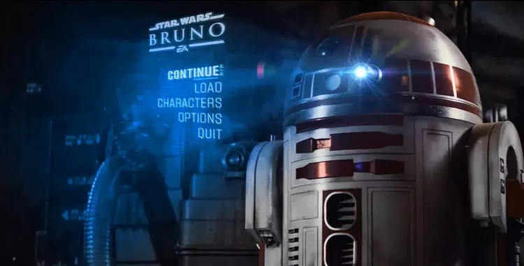 The first screenshots of Star Wars ...