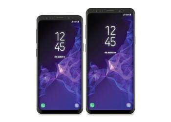 Photos of the Galaxy S9 and S9 +