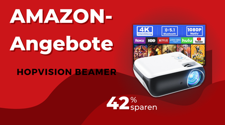 HOPVISION Mini Beamer 4K Bundle – Jetzt 54€ Rabatt!