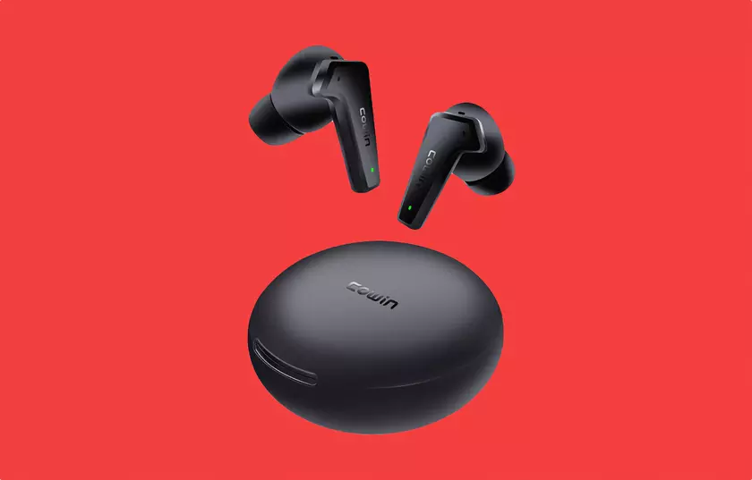 Cowin Apex Elite на Amazon: TWS-наушники с ANC, Bluetooth 5.2, защитой IPX5 и автономностью до 25 часов со скидкой 50%