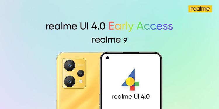 realme launched realme UI 4.0 testing program based on Android 13 for realme 9 4G