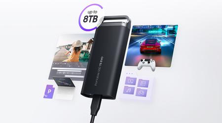 Samsung T5 EVO: SSD-накопичувач з об'ємом до 8 ТБ і швидкістю передавання даних до 460 МБ/с