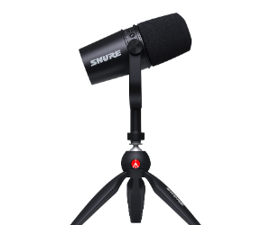 Shure MV7 Podcast Microphone with Tripod