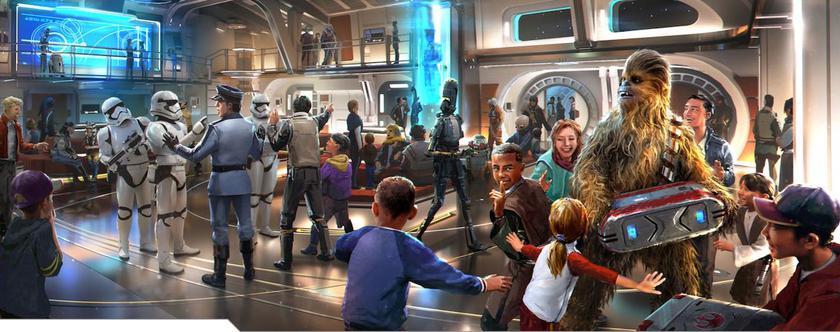 Disney раскрыла стоимость номеров в высокотехнологичном отеле-аттракционе Star Wars: Galactic Starcruiser (+ видео)