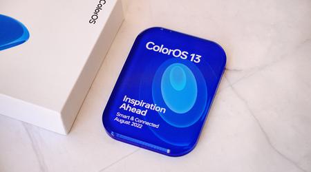 OPPO révèle quand il lancera ColorOS 13 sur le marché mondial