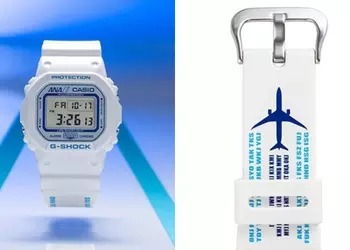 Casio представила новые часы G-Shock DW-5600 в сотрудничестве с авиакомпанией ANA