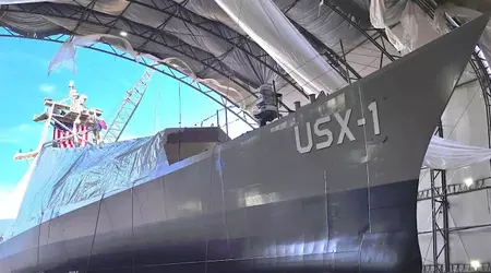 The US has created a 50-metre naval drone that can carry anti-aircraft missiles