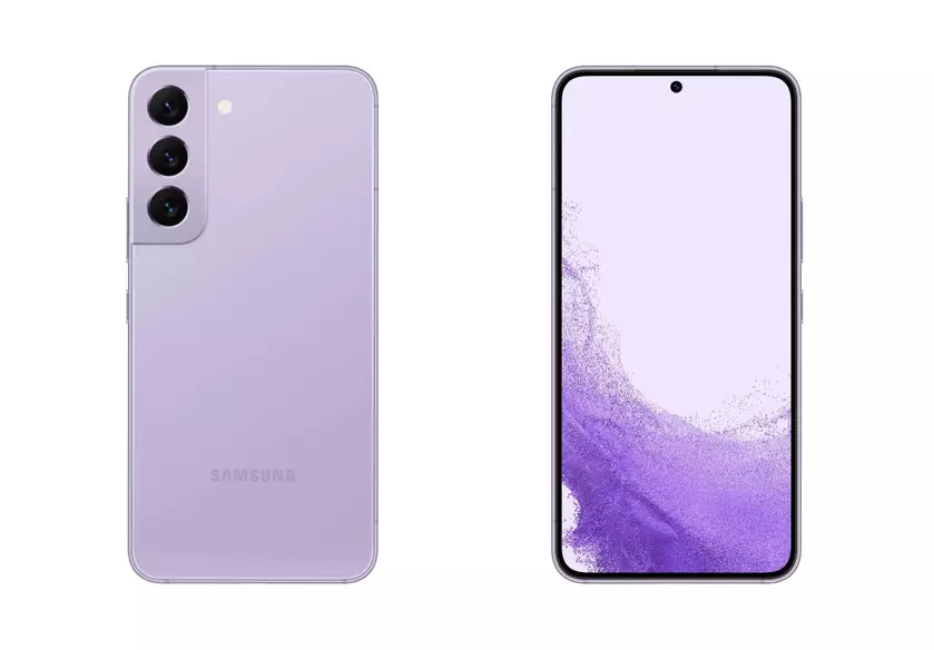 Так будет выглядеть Samsung Galaxy S22 в новом цвете Bora Purple