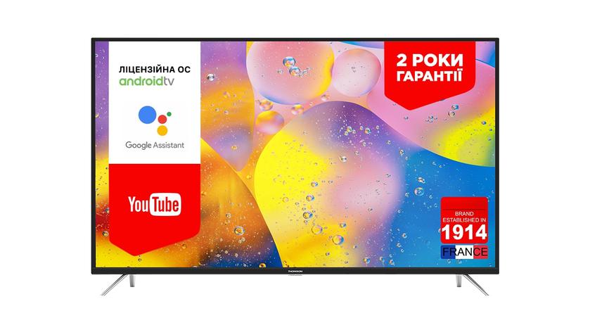 Смарт-телевизоры Thomson в Украине: диагонали от 32 до 65 дюймов, Android TV и акционный ценник от 5000 грн