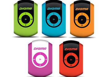 Компактный MP3-плеер Digma C1