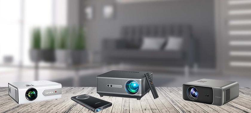 YABER K2s Projector- 4K with Android TV, 800 ANSI WiFi 6 Bluetooth  Projector, Sound by JBL, Dolby Audio, Auto Focus & Keystone, Native 1080P  4K Supported Outdoor Movie Projector with Netflix 7000+ Apps