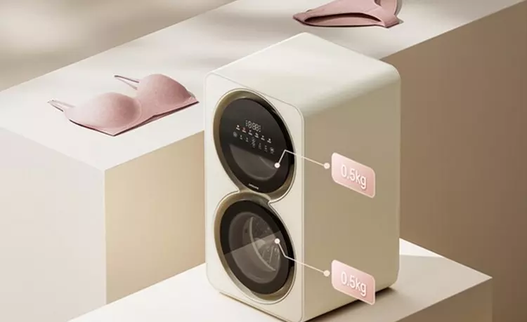 Dreame представила Double Yolk Egg — сверхкомпактную стиральную машину с двумя барабанами и сушкой