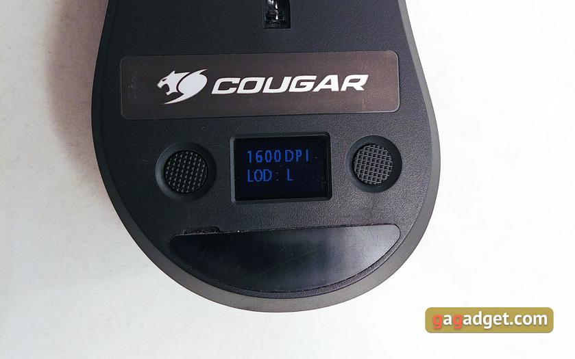 Обзор Cougar Surpassion: геймерская мышь с дисплеем и полной настройкой без ПО-26