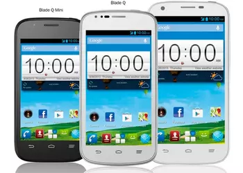 Троица бюджетных Android-смартфонов ZTE Blade Q Mini, Blade Q и Blade Q Maxi