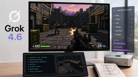 Grok 4.6 built a 3D shooter in 48 hours — no human required
