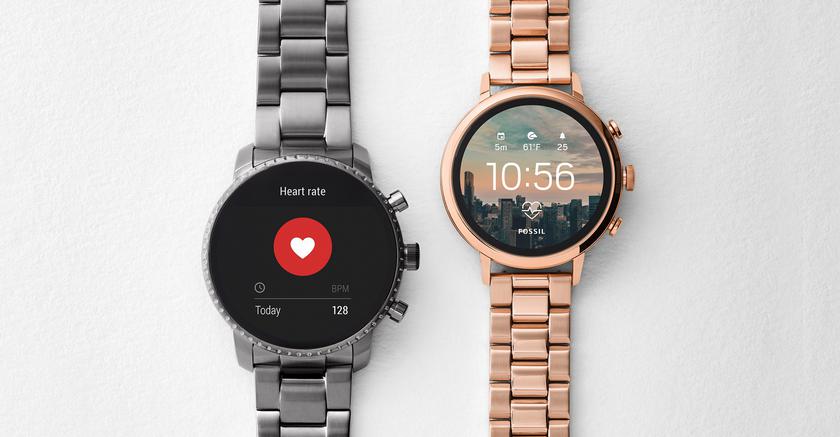 Fossil представила смарт-часы Q Venture HR и Q Explorist HR