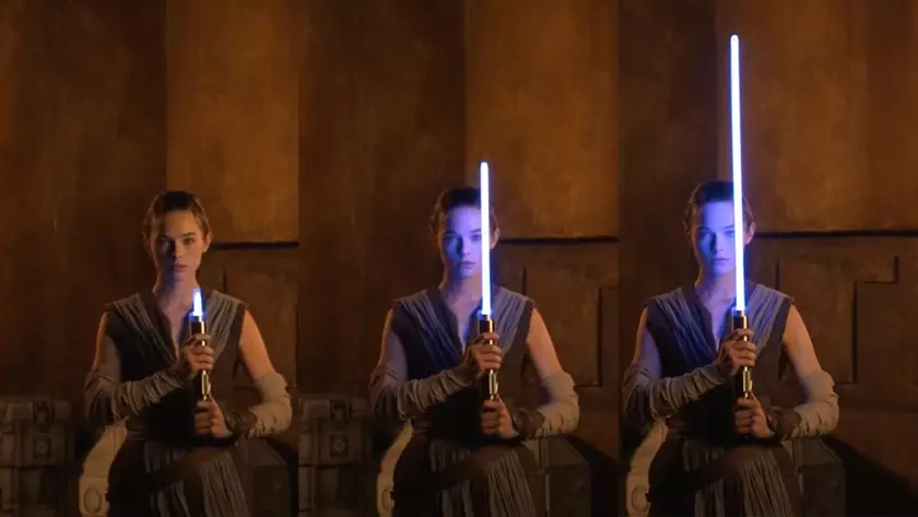 Disney показала работающий световой меч из «Звездных войн», он умеет выезжать и заезжать обратно, вот как это может работать