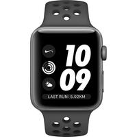 Смарт-часы Apple Watch Nike+ Series 3 GPS, 38mm Space Grey Aluminium Case with Anthracite/Black Nike Sport Band (MTF12FS/A)