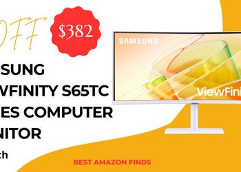 SAMSUNG ViewFinity S65TC Series Computer Monitor - $382 OFF Buy Now!