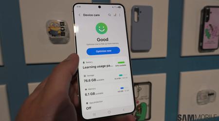 Le Galaxy S25 indique l'état de la batterie, le nombre de cycles de charge et la date de la première utilisation.