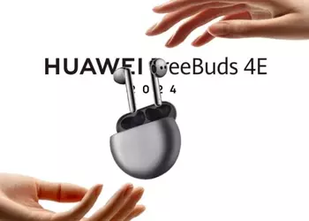 Huawei FreeBuds 4E 2024: wireless headphones with active noise cancellation and 26 hours of battery life for $100