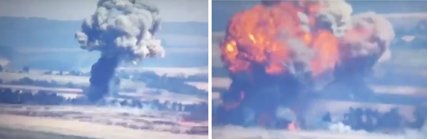 Опубликовано эффектное видео уничтожения российского танка – он «испарился»