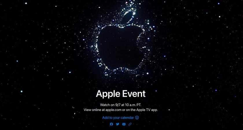 Apple официально подтвердила дату презентации iPhone 14: она впервые с начала пандемии пройдет вживую