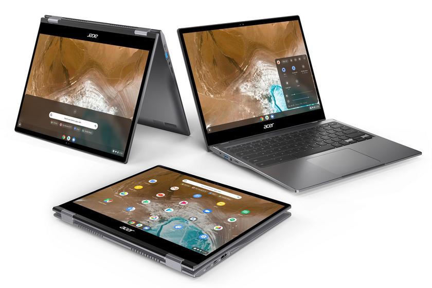 Acer представила ноутбук-трансформер Chromebook Spin 713 с 2K-экраном и Chromebook Spin 311 за $259