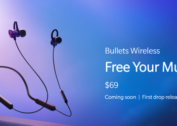Анонс OnePlus Bullets Wireless: беспроводные наушники с быстрой зарядкой и Google Ассистентом
