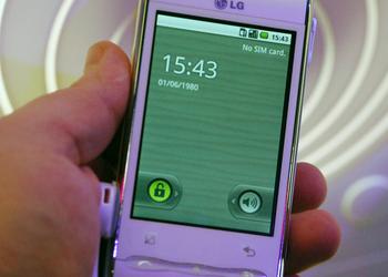 LG GT540: второй Android-телефон компании