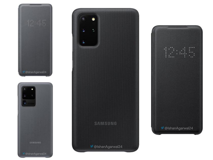 Флагманы Samsung Galaxy S20, S20+ и S20 Ultra показали с официальными аксессуарами