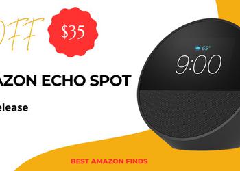 Amazon Echo Spot (2024 Release) - Limited time deal $35 Discount!