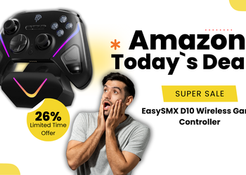 EasySMX D10 Wireless Game Controller – Pro Gaming Performance at 26% Off!