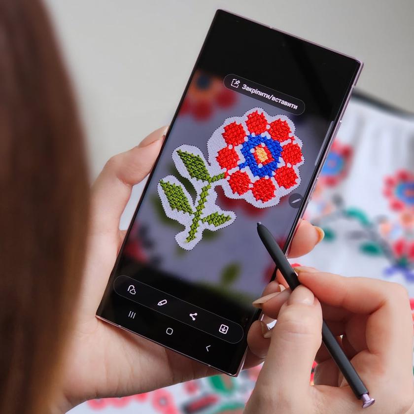 The image from the 200megapixel camera of the Galaxy S23 Ultra is used