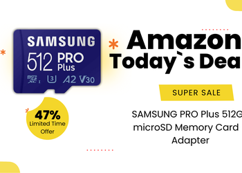 SAMSUNG PRO Plus 512GB microSD Card + Adapter – Now $36 Off at Amazon!