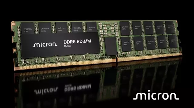 Micron's 256GB DDR5 server module is ...