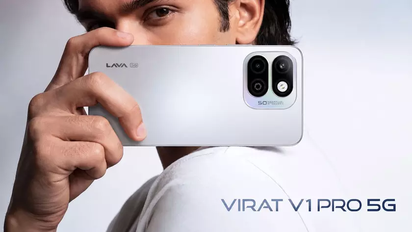 Смартфон Lava Virat V1 Pro 5G в двух цветах