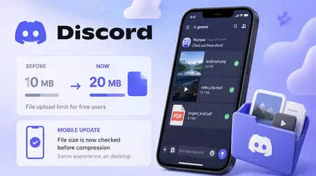 Discord doubles free upload limit to 20MB — but Telegram still laps it at 2GB
