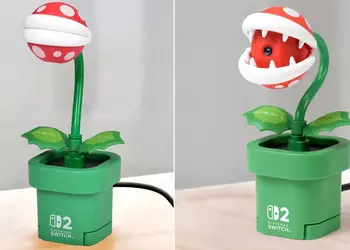 Для Nintendo Switch 2 анонсирована забавная камера в виде Piranha Plant из Super Mario
