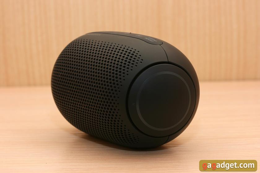 Resumen de la gama de altavoces Bluetooth LG XBOOM Go: el mágico botón "Sound Boost-12