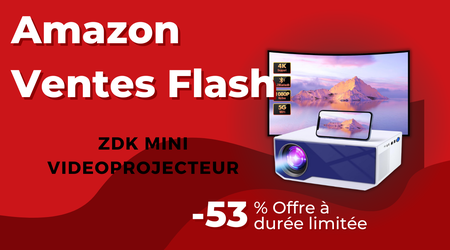 ZDK Mini Vidéoprojecteur Full HD – Économisez 180€!