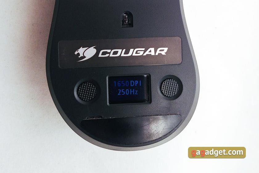 Обзор Cougar Surpassion: геймерская мышь с дисплеем и полной настройкой без ПО-25