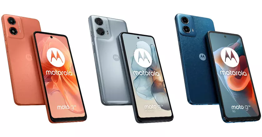 В интернете появились характеристики и цены Moto G04, Moto G24 Power и Moto G34 5G