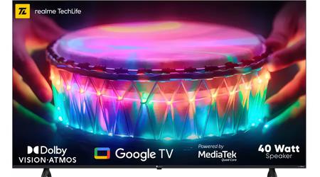 realme TechLife Cinesonic TV: a range of smart TVs with LED/QLED screens from 43 to 65 inches and Google TV on board