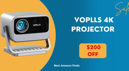 VOPLLS 4K Projector - Buy Now $200 Off!